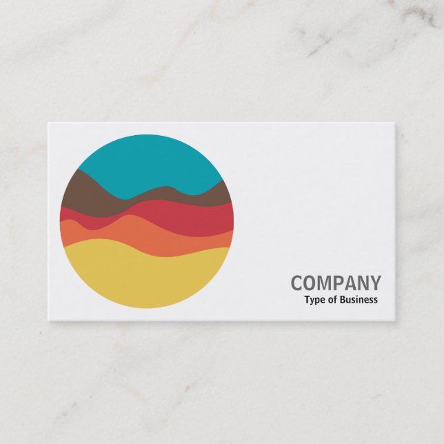 Tarjeta De Visita Foto redonda - Sound Sketch 09 (Anverso)