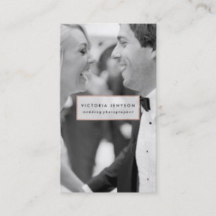 Tarjeta De Visita Foto subió fotógrafo moderno del oro del boda
