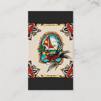 Tarjeta De Visita Foto tradicional de Tatoo americano