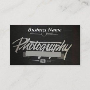 Tarjeta De Visita Fotografía