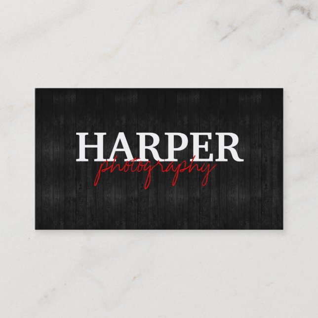 Tarjeta De Visita Fotografía (Anverso)