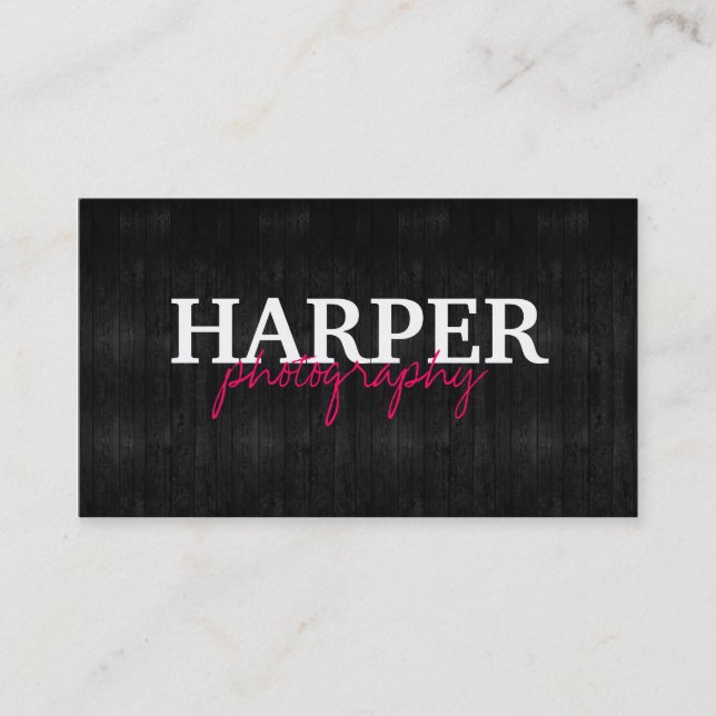 Tarjeta De Visita Fotografía (Anverso)