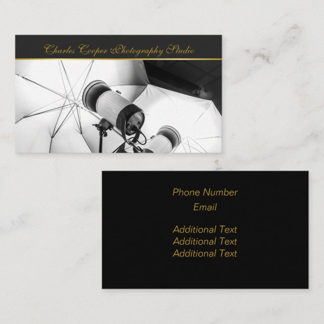 Tarjeta De Visita Fotografía (Anverso / Reverso)