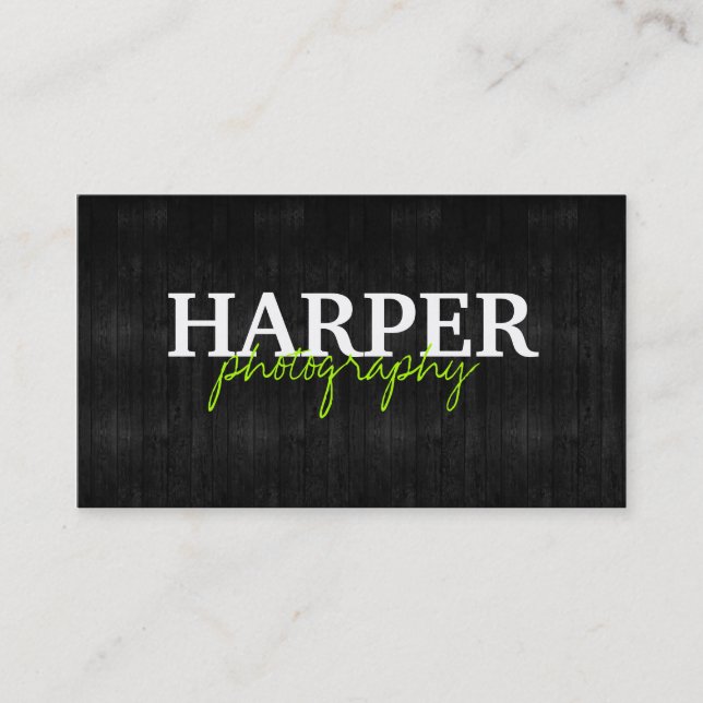 Tarjeta De Visita Fotografía (Anverso)