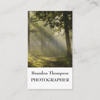 Tarjeta De Visita Fotografía