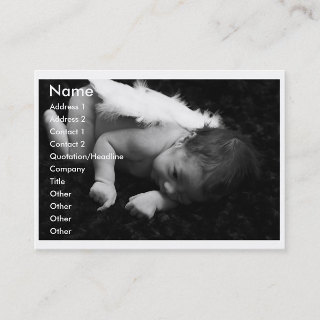 Tarjeta De Visita Fotografía (Anverso)