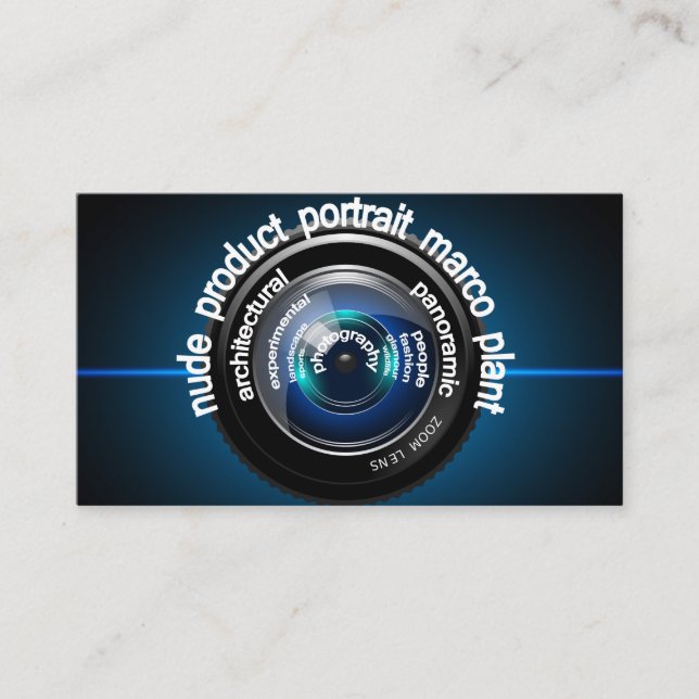 Tarjeta De Visita Fotografía (Anverso)