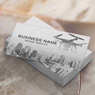 Tarjeta De Visita Fotografía aérea profesional de servicio de drones