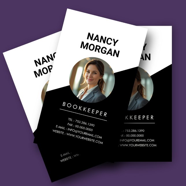 Tarjeta De Visita Fotografía contable del librero (Subido por el creador)