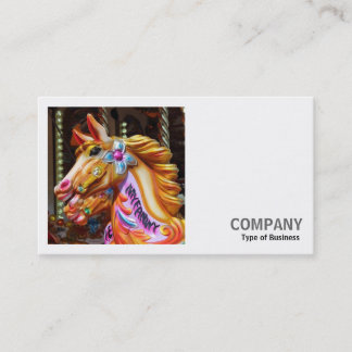 Tarjeta De Visita Fotografía cuadrada (v2) - Caballos circulantes
