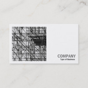 Tarjeta De Visita Fotografía cuadrada (v2) - plegado de café