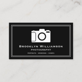 Tarjeta De Visita Fotografía de cámara de fotógrafo independiente el