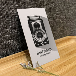 Tarjeta De Visita Fotografía de cámara fotográfica de fotógrafo de é