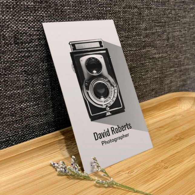 Tarjeta De Visita Fotografía de cámara fotográfica de fotógrafo de é (Subido por el creador)