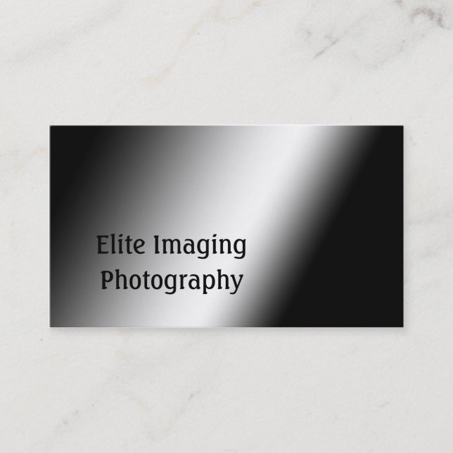Tarjeta De Visita Fotografía de Elite Imaging (Anverso)