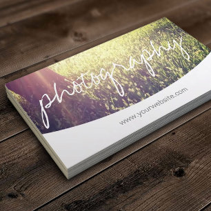 Tarjeta De Visita Fotografía de encargo de la imagen de la cubierta