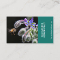 Fotografía de flores de hierba Abeja