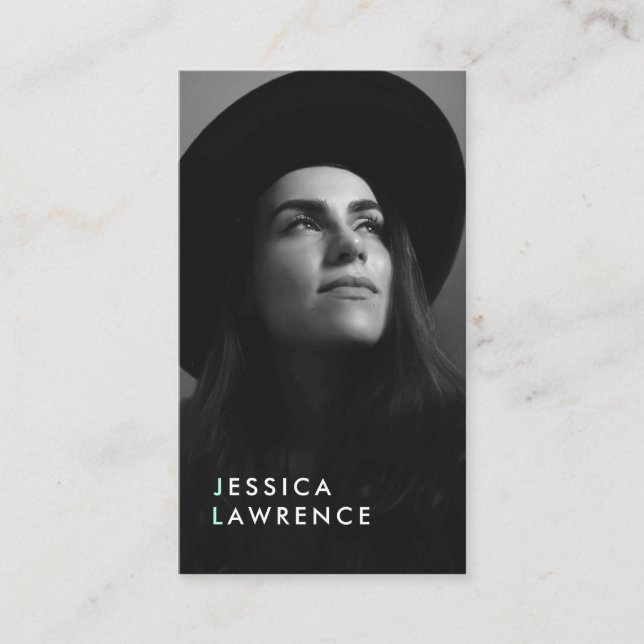 Tarjeta De Visita Fotografía de foto de impacto de actores modernos (Anverso)