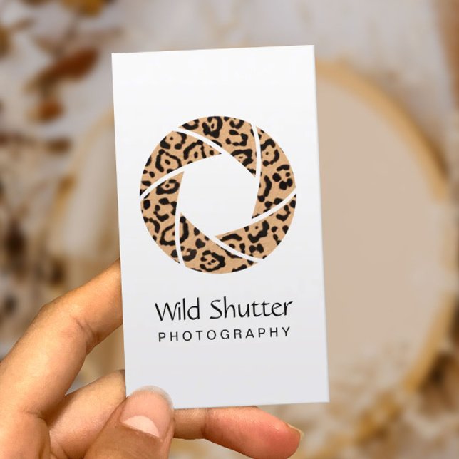 Tarjeta De Visita Fotografía de fotógrafo de obturador de leopardo m (Subido por el creador)