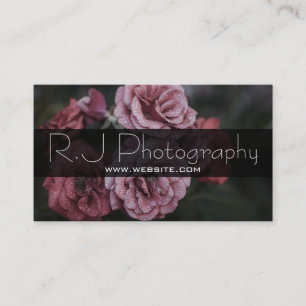 Tarjeta De Visita Fotografía de Fotógrafo Moderno