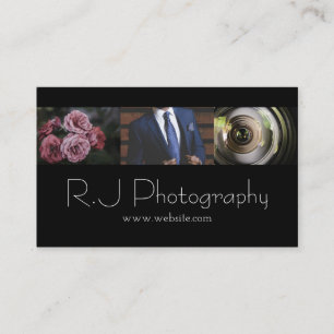 Tarjeta De Visita Fotografía de Fotógrafo Moderno