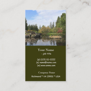 Tarjeta De Visita fotografía de jardín