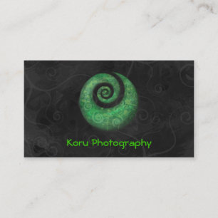 Tarjeta De Visita Fotografía de Koru