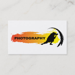 Tarjeta De Visita Fotografía de la acción