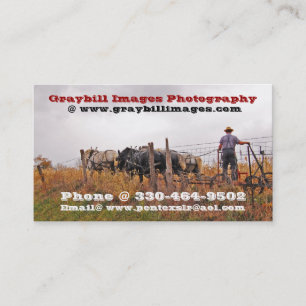 Tarjeta De Visita Fotografía de las imágenes de Graybill