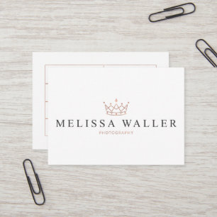 Tarjeta De Visita Fotografía de Melissa Waller