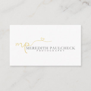 Tarjeta De Visita Fotografía de Meredith Paulcheck