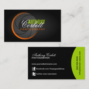 Tarjeta De Visita Fotografía de moda