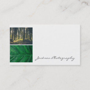 Tarjeta De Visita Fotografía de naturaleza al aire libre