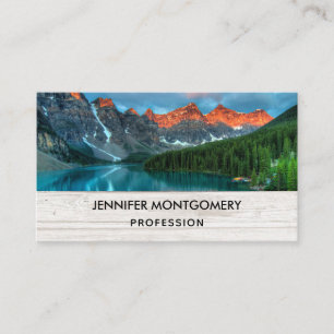 Tarjeta De Visita Fotografía de paisajes montañosos