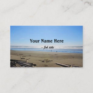 Tarjeta De Visita Fotografía de paisajes, playa, mar, cielo