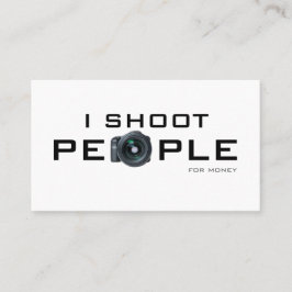 Tarjeta De Visita Fotografía de personas para fotógrafos