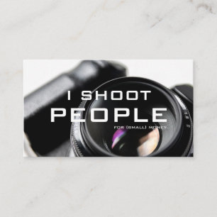 Tarjeta De Visita Fotografía de personas para fotógrafos