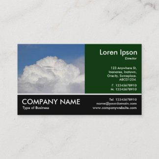 Tarjeta De Visita Fotografía de pie - Cumulonimbus