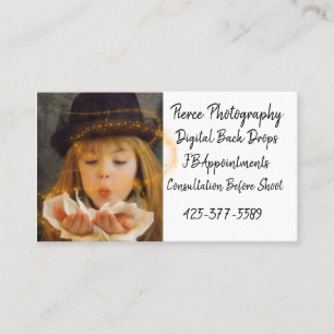 Tarjeta De Visita Fotografía de Pierce