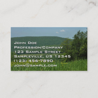 Tarjeta De Visita Fotografía de verano de Laurel Highlands Pennsylva