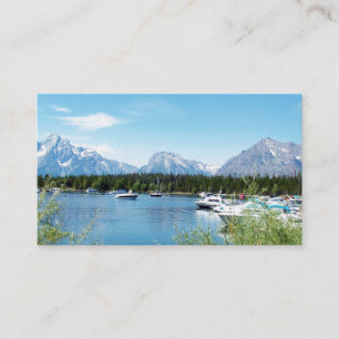 Tarjeta De Visita Fotografía del paisaje del Parque Nacional Grand T
