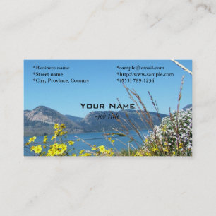 Tarjeta De Visita Fotografía del paisaje del Parque Nacional Grand T