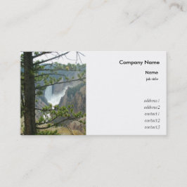 Tarjeta De Visita Fotografía del parque nacional Yellowstone