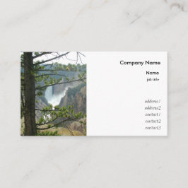 Tarjeta De Visita Fotografía del parque nacional Yellowstone