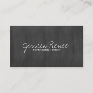 Tarjeta De Visita Fotografía el   Chalboard