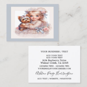 Tarjeta De Visita Fotografía elegante / Retrato / Salón, etc.