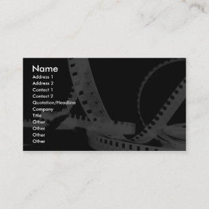 Tarjeta De Visita Fotografía, Flim, entretenimiento
