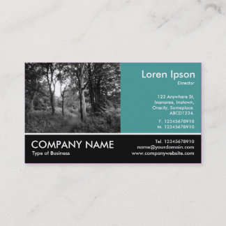 Tarjeta De Visita Fotografía Fotograda - Ocean Green - In the Woods