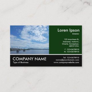 Tarjeta De Visita Fotografía Fotografiada - Dk Green - Bahía de Card
