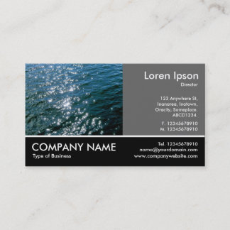 Tarjeta De Visita Fotografía Fotográfica - 60pc Gris - Agua esparran